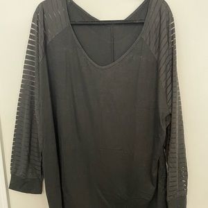 Ecrocoo Women's Plus Size Long Sleeve V-Neck